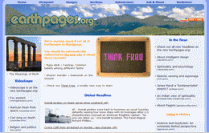 Screenshot of the old Earthpages