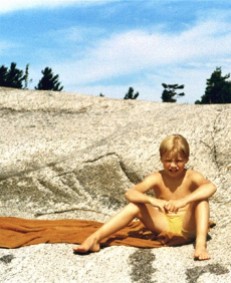 me as a kid at Georgian Bay